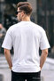 Men's Premium Basic Trend White Oversized T-Shirt - 6