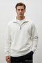 Men's Casual Half-Zip 3-Piece Sweatshirt - 2