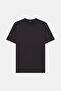 Black Standard Fit Cotton Crew Neck T-Shirt