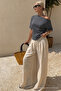 Women's Off-The-Shoulder Short Sleeve 3-Piece Tight Blouse - 2