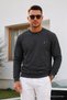 Men's Long Sleeve Trendy Loose 3-Piece Sweatshirt - 3