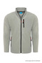 Men's Zippered Winter Loose Gray Fleece Jacket - 3