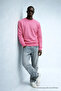 Men's Winter Pink Oversize Sweatshirt - 3