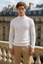 Herren Salaş Daily Trend Basic Weißer Pullover - 2