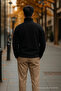 Men's Premium Black Fleece with Pocket Detail - 2