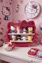 24 Cm. Fuchsia Large Size Desktop Shelf Organizer Multi-Purpose Kitty Mini Figure Organizer