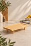 Natural Wood Rectangle Light Color Riser/presentation/organizer - 3