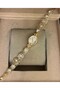 Vintage White Stone Adjustable Cord Women's Watch