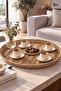 Wicker Round Rattan Decorative Pinterest Tray 60 cm - 2