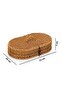 Rattan Wicker Lid Multi-Purpose Organizer Basket Large - 5