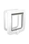 Double-Way Cat Door 20X22 cm White