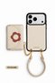 Hera iPhone 18 Pro / 17 Pro Compatible Floral Magsafe Wallet, Wristband, Case Set of 3 in Beige