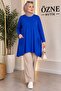 Plus Size A-Line Cotton Lycra Combed Cotton Tunic with Pocket Detail