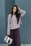 Women's Brown Shaded Wide Leg Relaxed Fit Folded Waist Sweatpants - 7