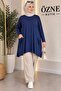 Plus Size A-Line Cotton Lycra Combed Cotton Tunic with Pocket Detail
