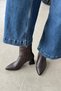 Liston Women's Heeled Leather Boots Brown - 3