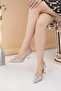 Özma 6177 Gold Heeled Women's Stiletto - 3