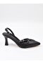 Uraz 500 Black Heeled Women's Sandals - 5
