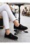 İzel 152 Black Suede Genuine Leather Women's Shoes - 2
