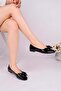 Ceylan 304 Black Patent Leather Women's Ballerinas - 3
