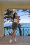 Smoked Women's High Waist Relaxed Fit Snow Wash Jean Shorts - 5
