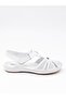 051 White Genuine Soft Leather Anatomical Women's Sandals - 5