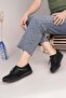 Sdf 702-1 Black Emerald Rubber Laced Women's Shoes - 3