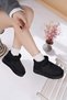 Ypr 8391 Black Suede Water Repellent Women's Boots with Fur Inside