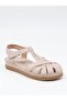 Bonita 22318 Beige Genuine Leather Women's Sandals - 6