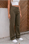 High Waist Wide Leg Loose Stretchy Palazzo Jeans - 4