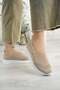 Aky 055 Nude Knitwear Summer Women's Shoes - 4