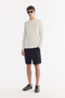 Men's Ecru Crew Neck Easy-Ironing Wrinkle-Resistant Regular Fit Sweater A61Y5002 - 7