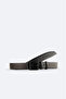 Men's Black Flotör 100% Leather Belt B009306