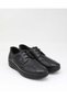 2586 Black Genuine Leather Anatomical Walking Men's Shoes - 2