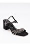 Özma 6474 Black Glitter Women's Sandals - 5