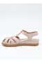 Bonita 22318 Beige Genuine Leather Women's Sandals - 7