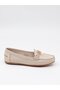 Eliz 25700 Beige Genuine Soft Leather Casual Women's Shoes - 5
