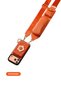 Hera iPhone 18 Pro / 17 Pro Compatible Floral Magsafe Wallet, Glasses Hanger with Pocket, Case Set of 3 Orange