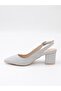 Özma 7004-1 Silver Glitter Women's Sandals - 8