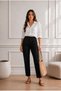Women's High Waist Lycra / Stretchy Carrot Cut Fabric Pants - 2