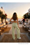 Comfortable Cut Summer Linen Trousers with Elastic Waist - 4