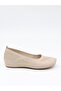056 Beige Genuine Soft Leather Anatomical Summer Women's Shoes - 5