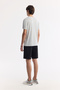 Men's Light Gray Crew Neck Printed Soft Touch Regular Fit T-Shirt A51Y1106 - 4