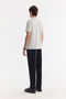 Men's Light Gray Crew Neck Printed Bi-Stretch Interlock Regular Fit T-Shirt A61Y1138 - 4