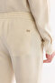 Men's Ecru Elastic Waist Breathable Modal Blend Soft Touch Relaxed Fit Shorts A61Y3703 - 5