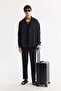 Men's Black Bottomed Britli Collar Soft Touch Oversize Fit Shirt A51Y2168 - 7