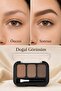 3-Piece Eyebrow Shadow Palette with Brush and 3 Color Options - 3