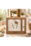 Arliva Mono Natural Embroidered Curly Bathrobe Set - 2
