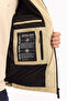 Men's Beige Hooded Goose down Water Repellent Windproof -10 Degree Resistant Regular Fit Puffer Coat - 4
