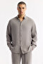 Men's Nardo Gray Bottomed Britli Collar Soft Touch Oversize Fit Shirt A51Y2168 - 5